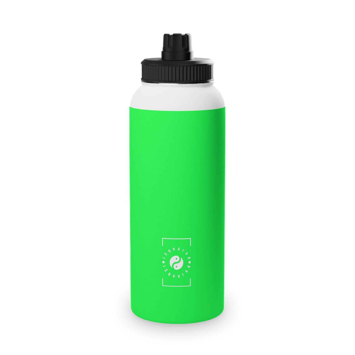 #0FFF50 Neon Green - Sports Water Bottle