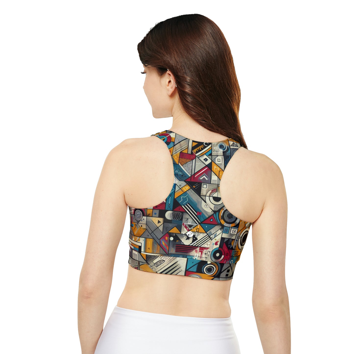 Basquiandinsky - Lined & Padded Sports Bra