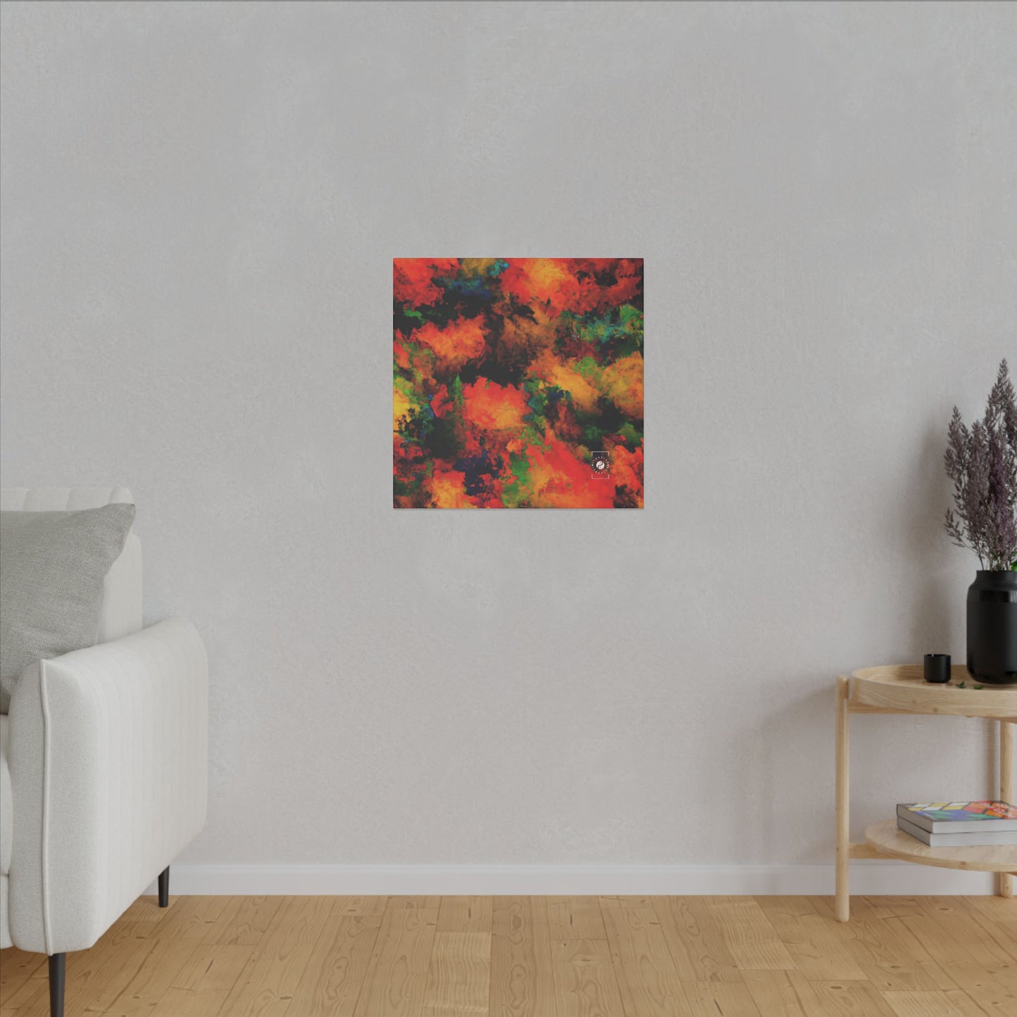 Luminous Whispers Symphony - Art Print Canvas