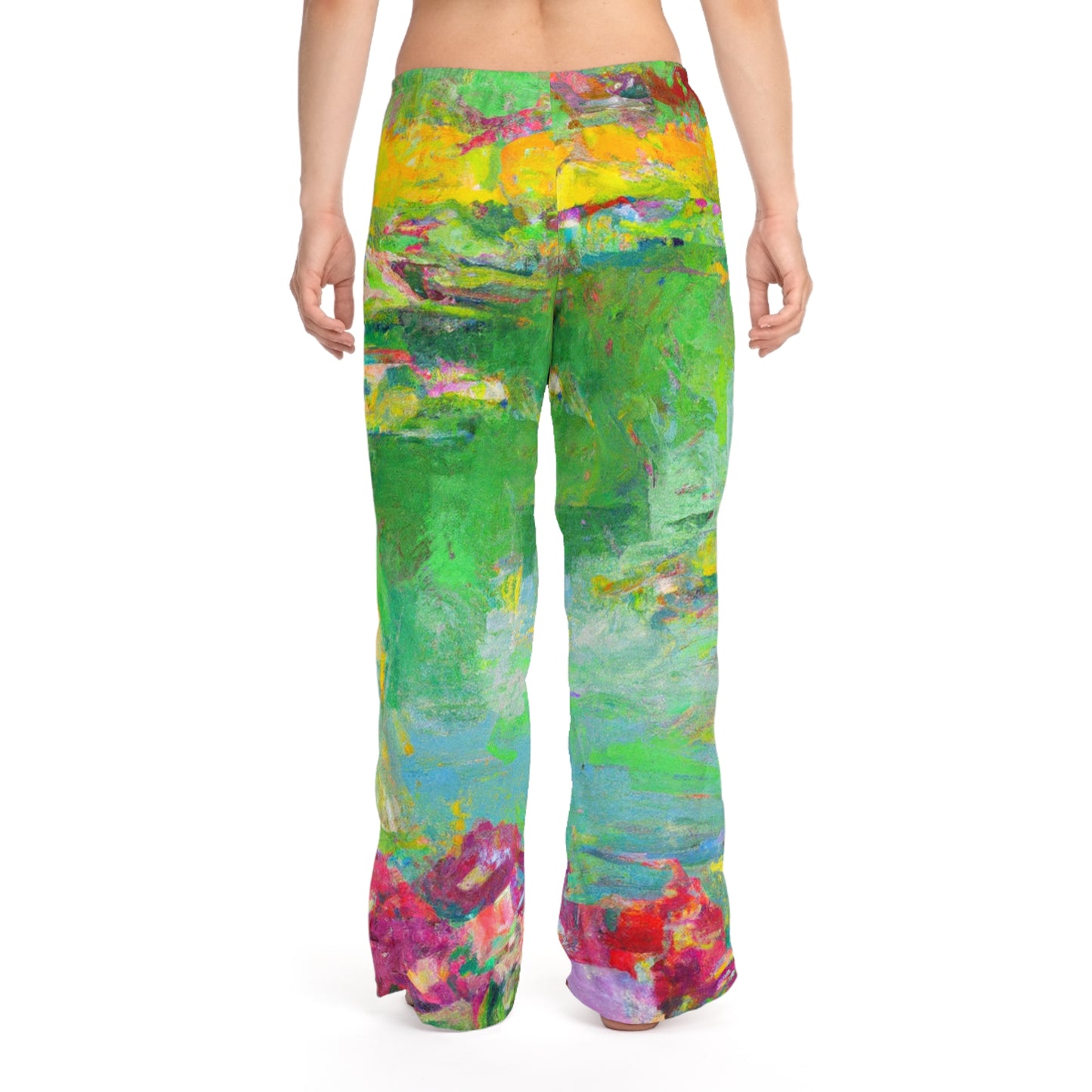 "Lily Aquarelle: Dusk Reflections" - Women lounge pants