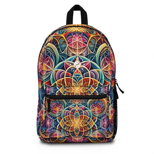 "Sacred Symmetry: Infinite Radiance of Love" - Backpack