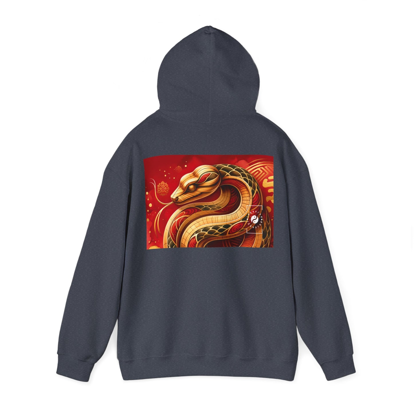 "Crimson Serenity : Le Serpent d'Or" - Sweat à capuche