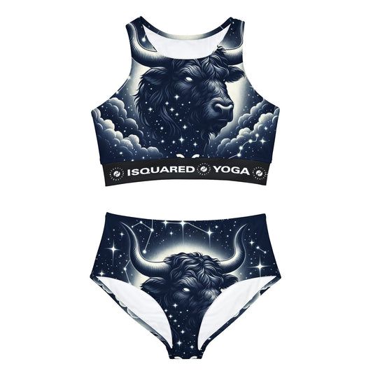 Celestial Taurine Constellation - Hot Yoga Bikini Set