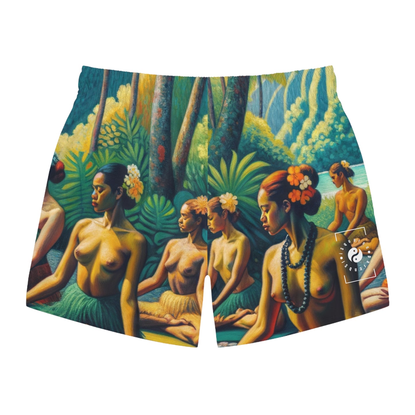 "Tahitian Tranquility - Swim Trunks for Men