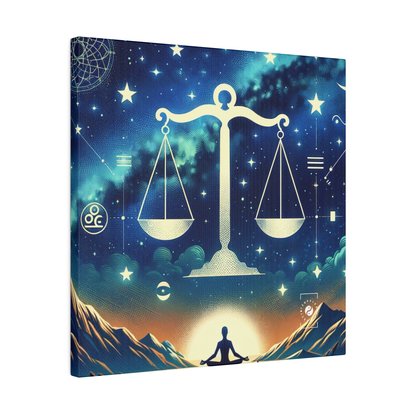 Celestial Libra - Art Print Canvas