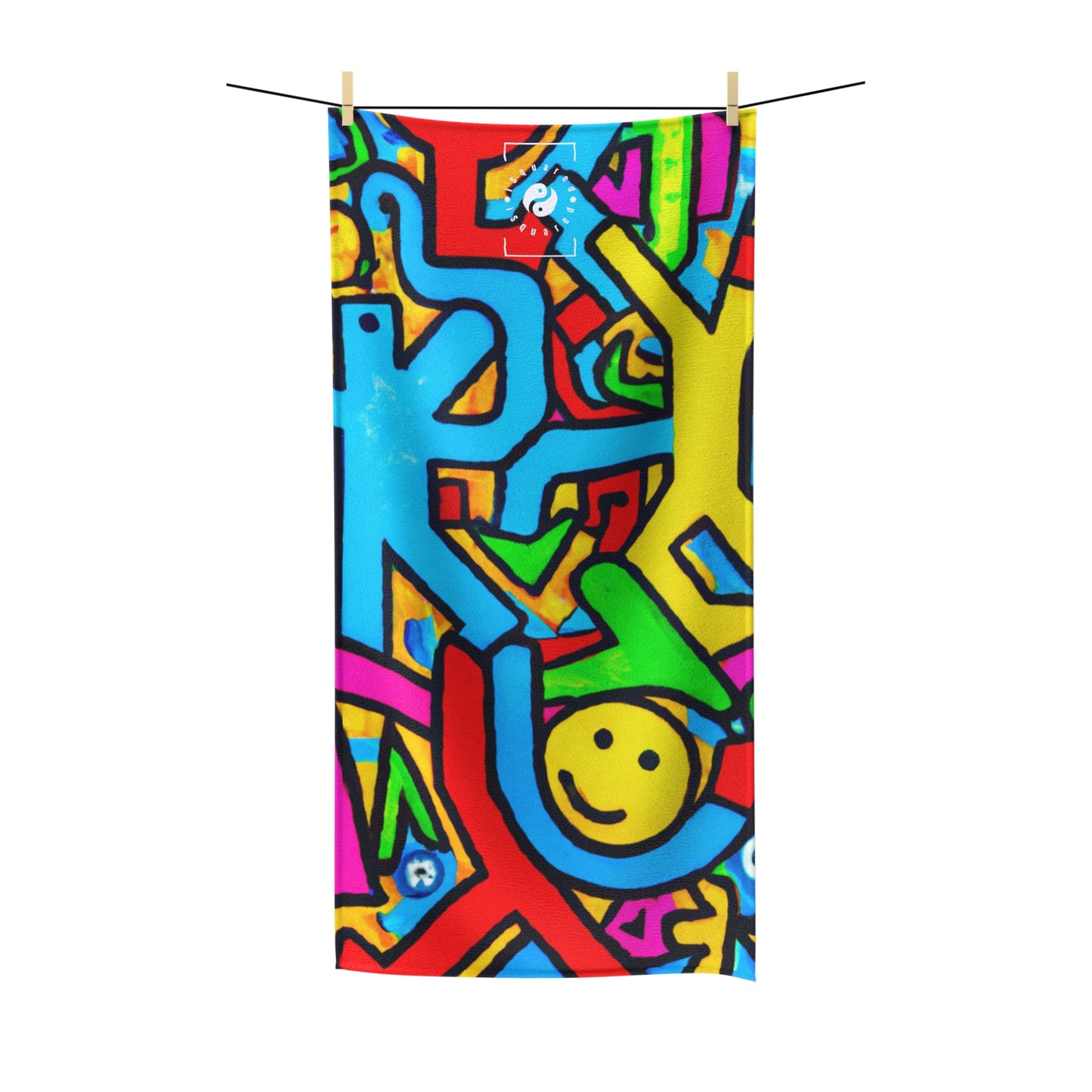 symbols of happiness - All Purpose Yoga Towel