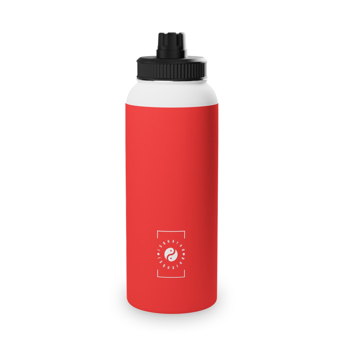 Bright Red FF3131 - Sports Water Bottle