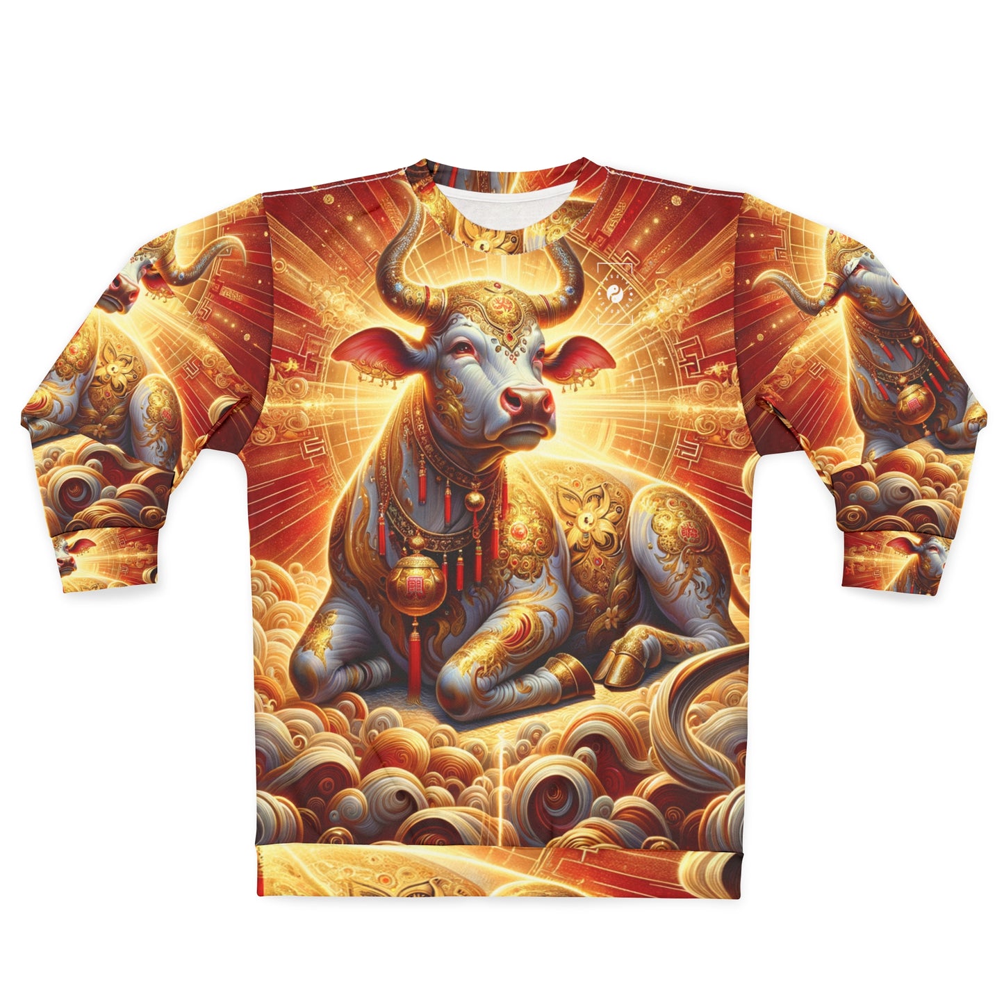 « Golden Euphoria : Une danse du divin bovin » - Sweat-shirt unisexe
