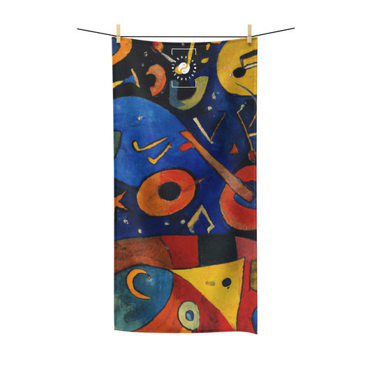 Melodic Abstractions: A Kandinskian Orchestra - All Purpose Yoga Towel