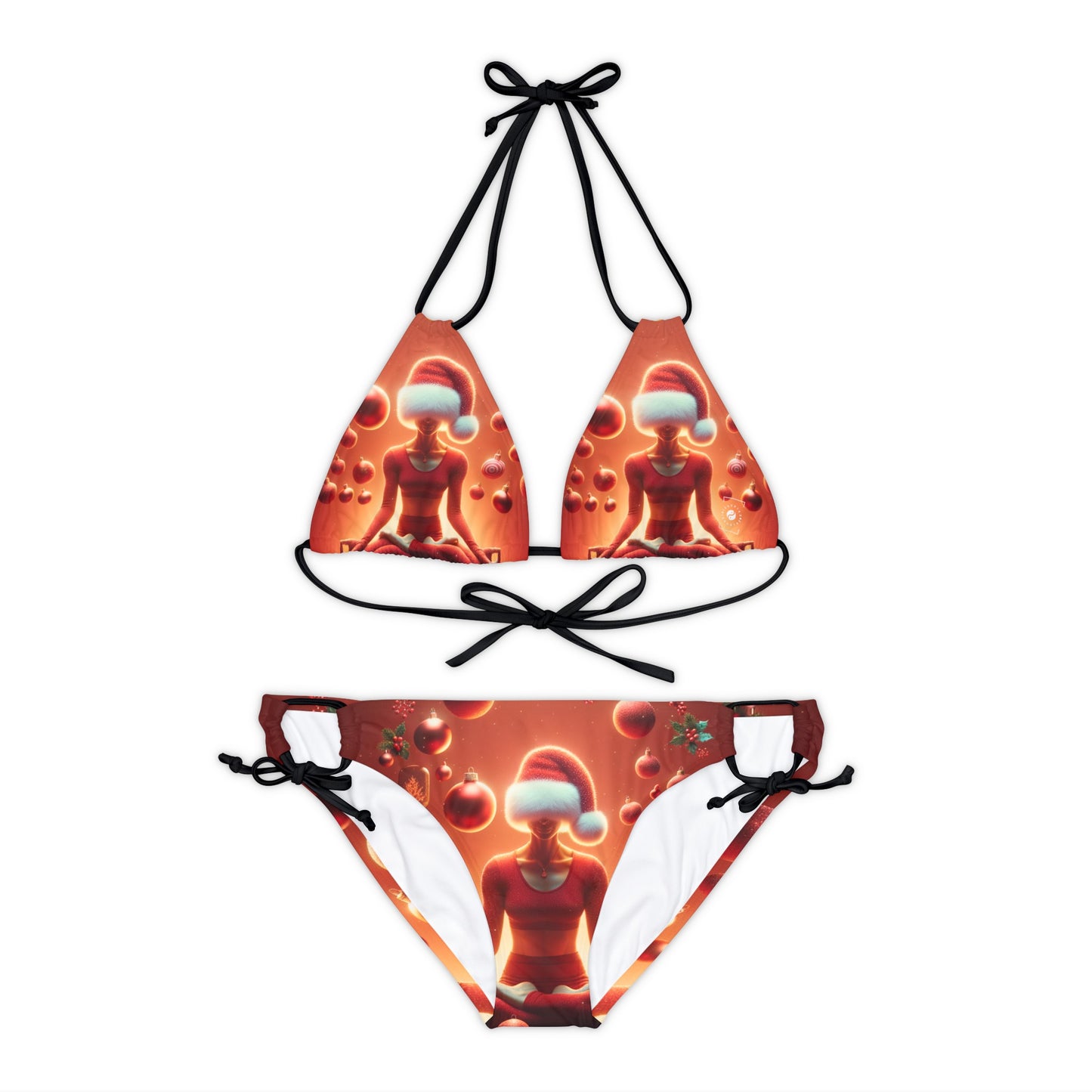 iSquared Yuletide Zen - Lace-up Bikini Set