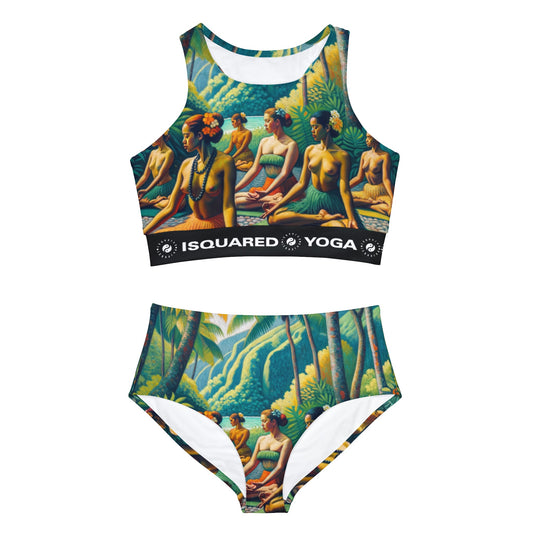 "Tahitian Tranquility - Hot Yoga Bikini Set