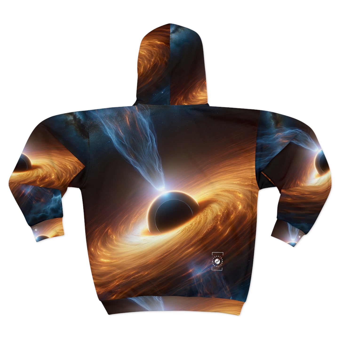 "Discs of Illumination: Black Hole Reverie" - Zip Hoodie