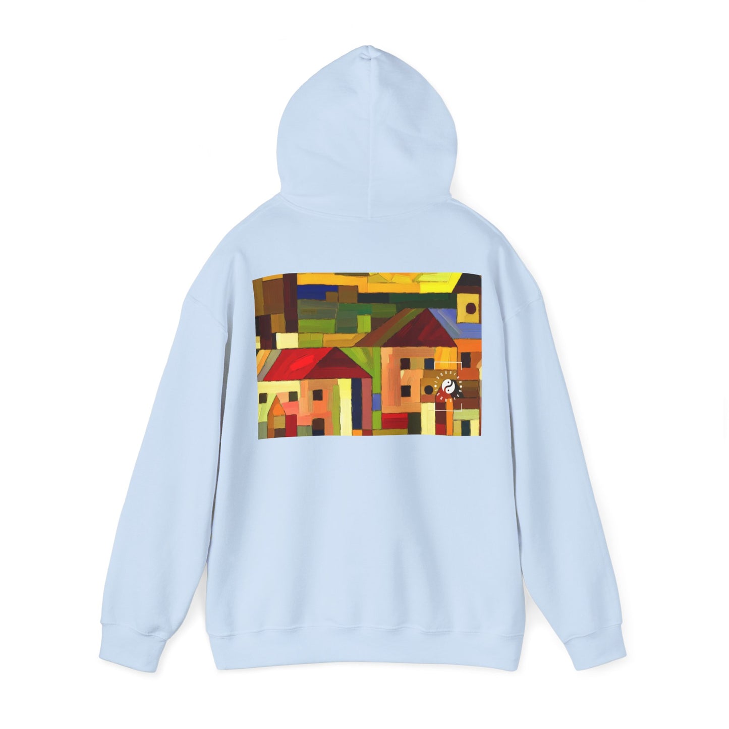 "Earthen Adobes in Hues of Hundertwasser" - Hoodie