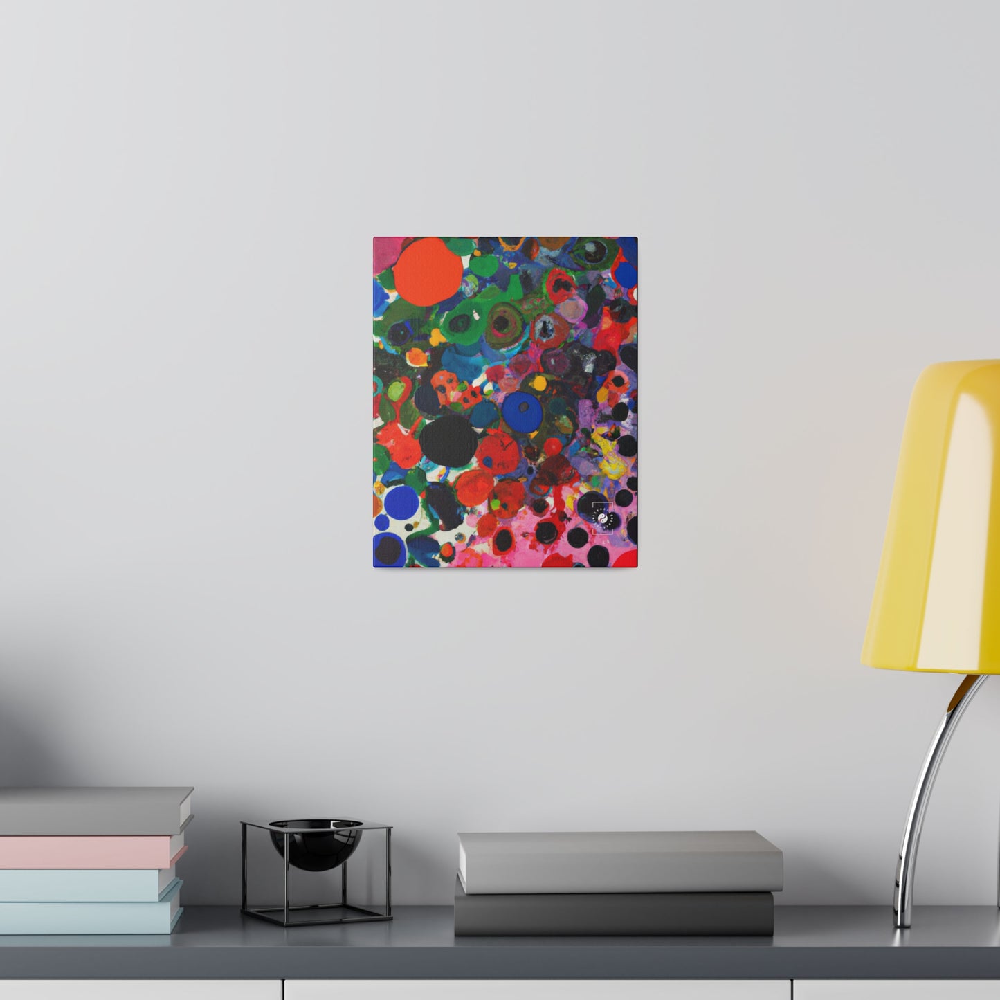 Ink drops meditation - Art Print Canvas