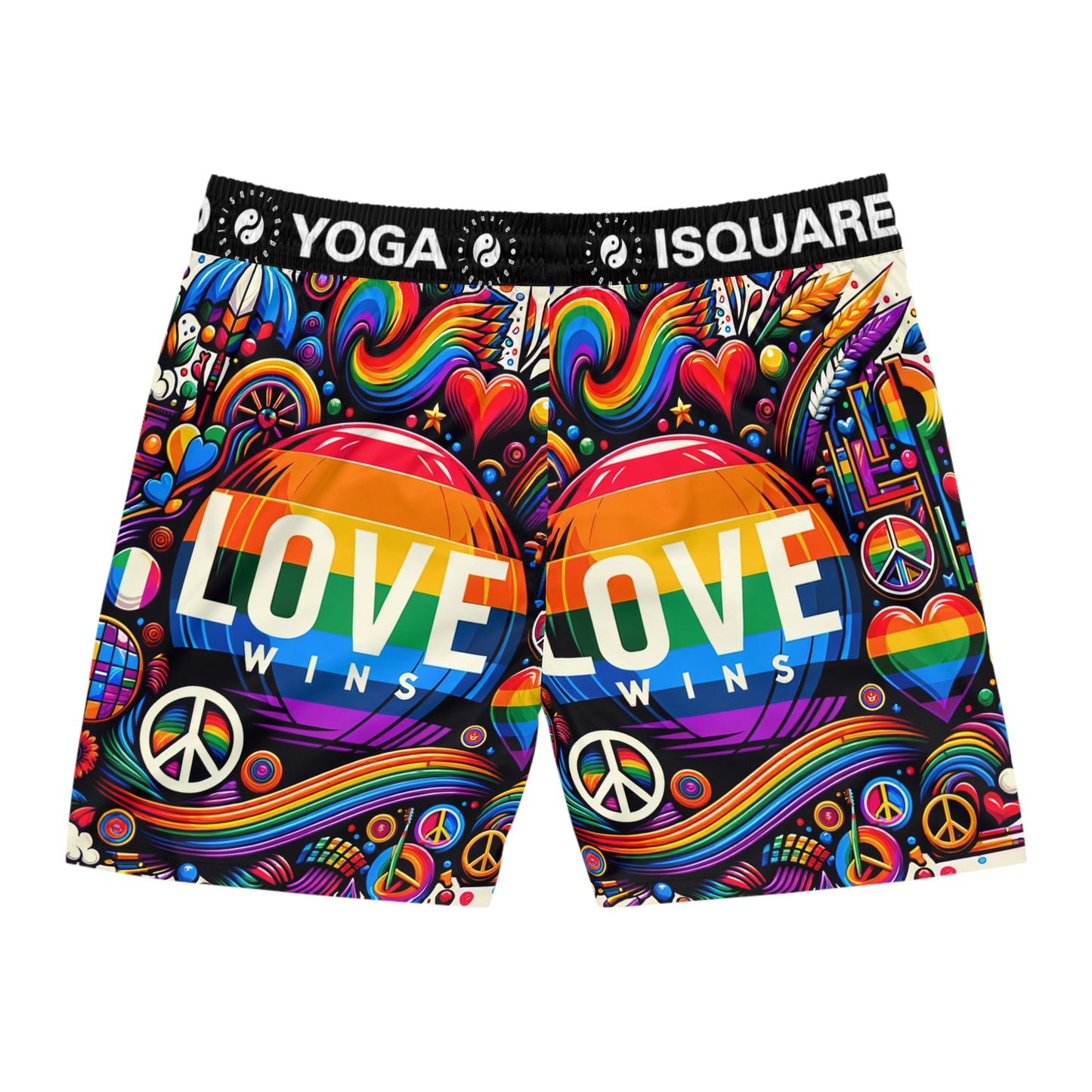 LOVE WINS - Swim Shorts (Mid-Length) for Men