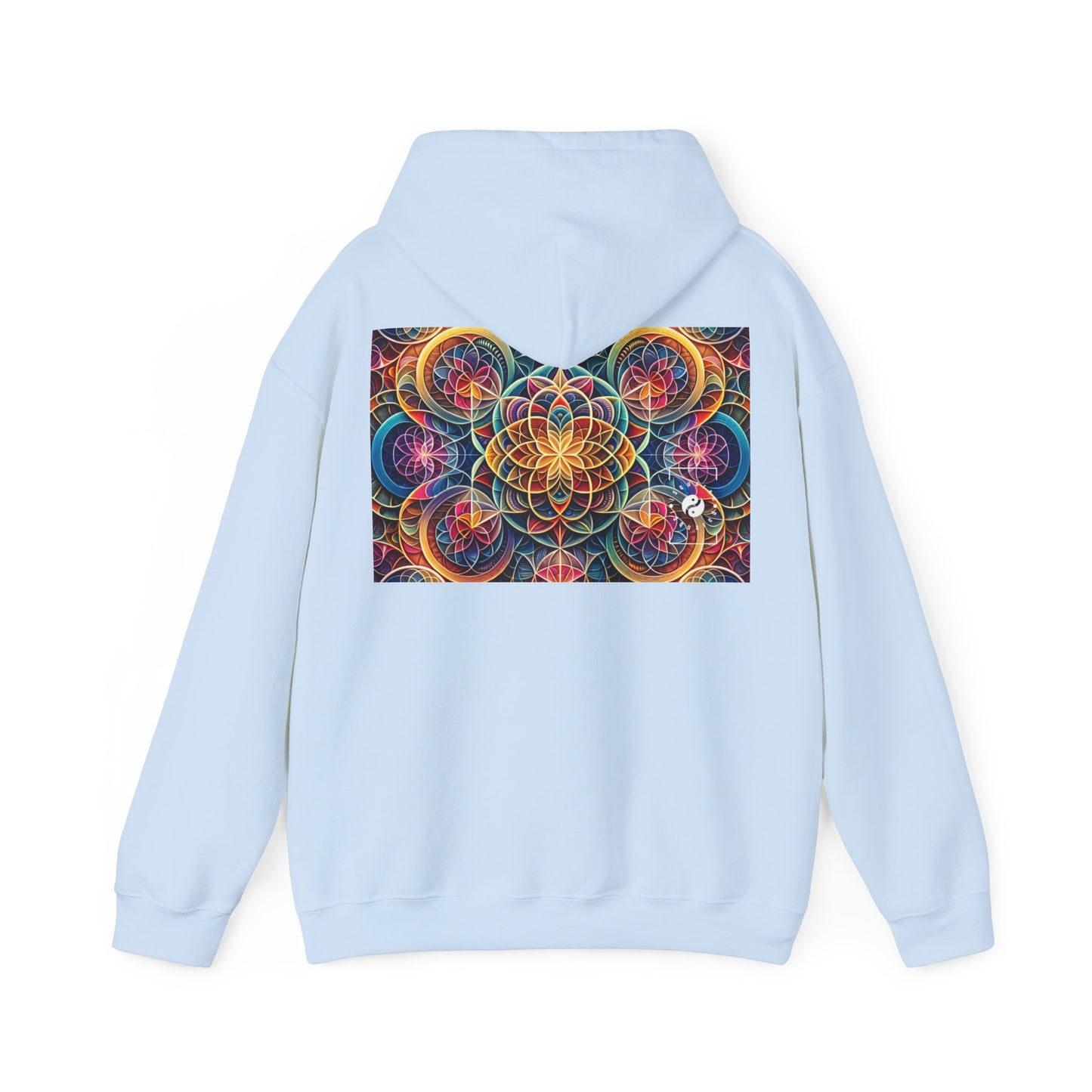 "Sacred Symmetry: Infinite Radiance of Love" - Hoodie