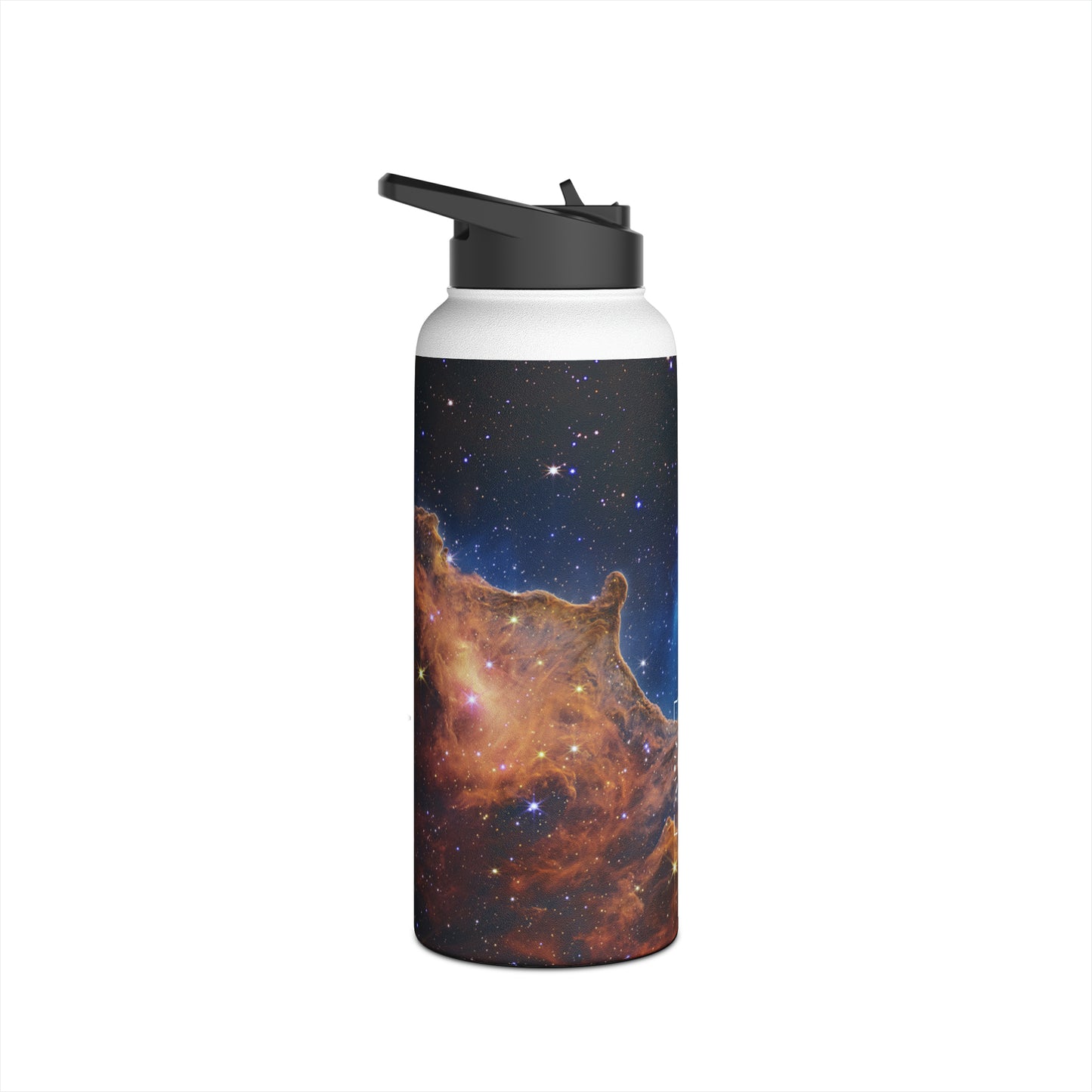 “Cosmic Cliffs” in the Carina Nebula (NIRCam Image) - JWST Collection - Water Bottle