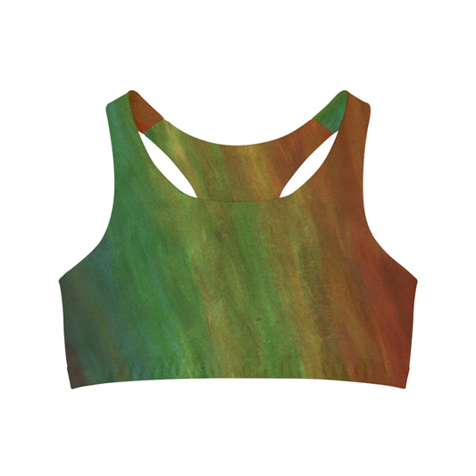 Subtle Rainbow Mood - Seamless Sports Bra