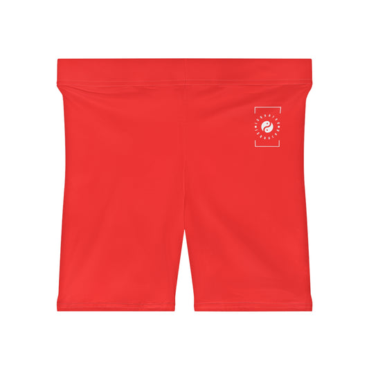 Bright Red FF3131 - Hot Yoga Short