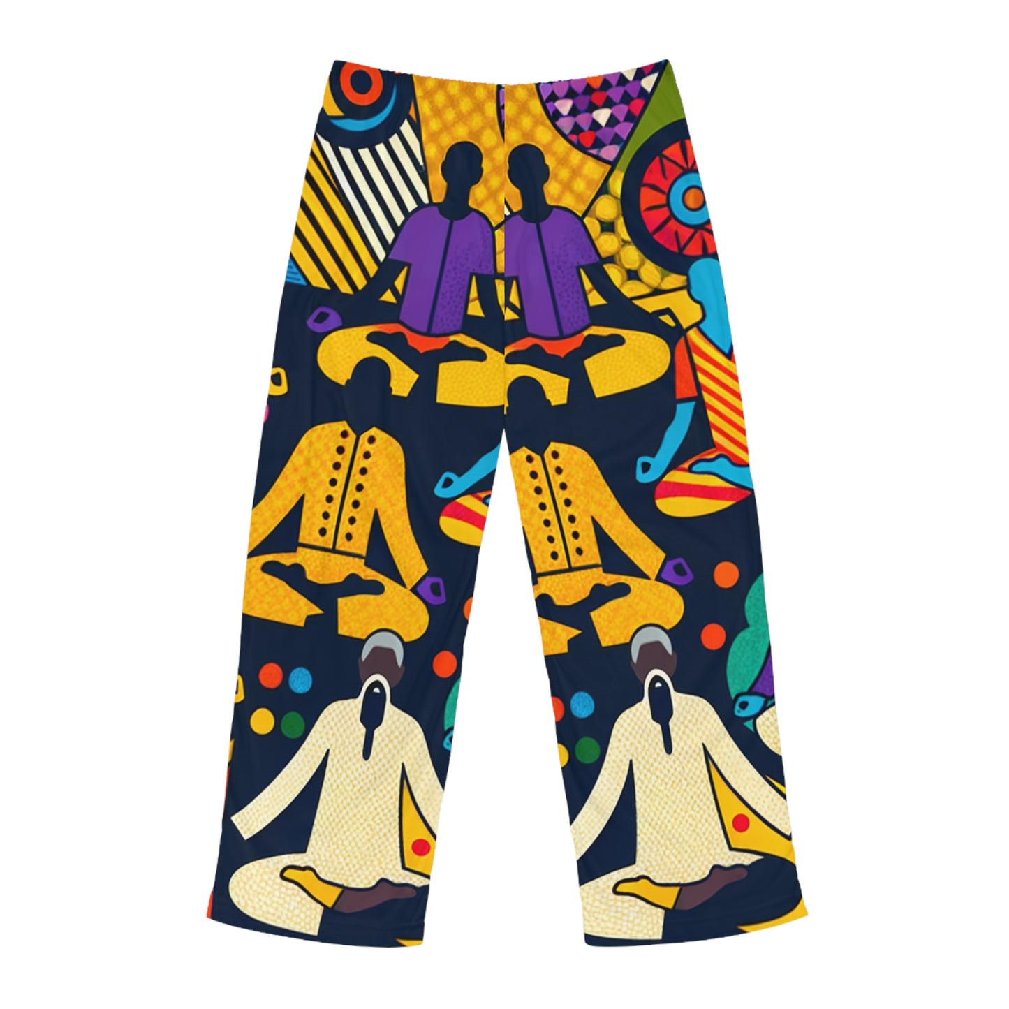 Vibrant Sadana: Prana in Nouveau Réalité - men's Lounge Pants