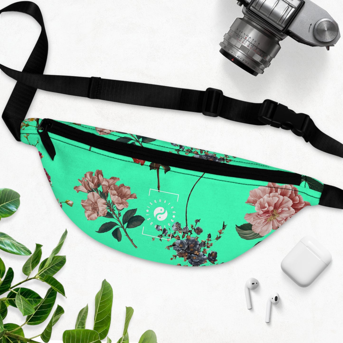 Botanicals on Turquoise - Fanny Pack