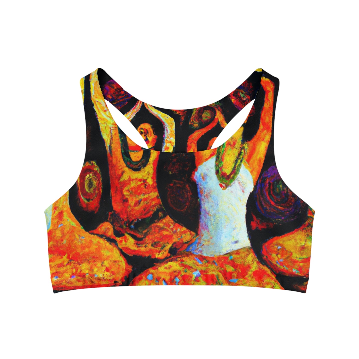 Opulent Serenity - Seamless Sports Bra