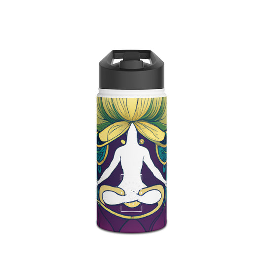 "Lotus Serenity Dance" - Water Bottle