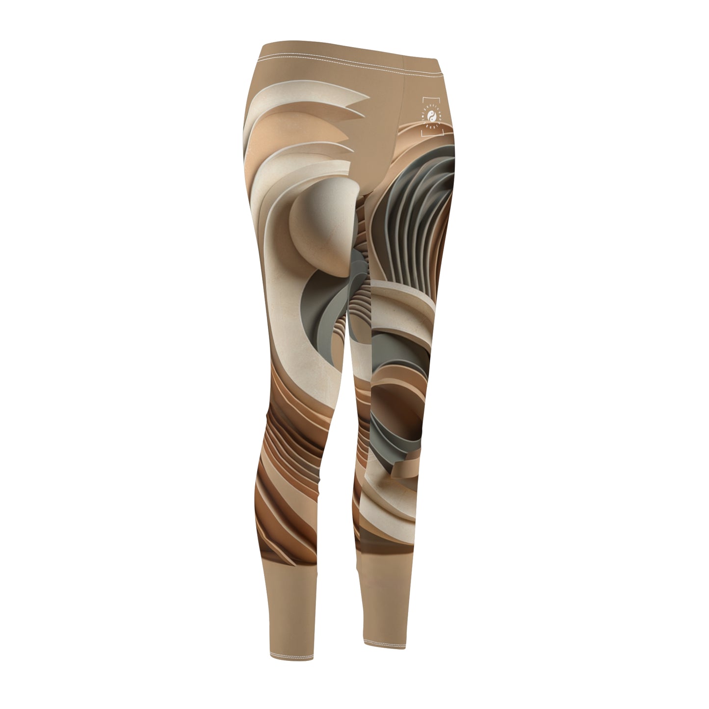 "Hepworth Hues: An Earth Tone Symphony" - Casual Leggings