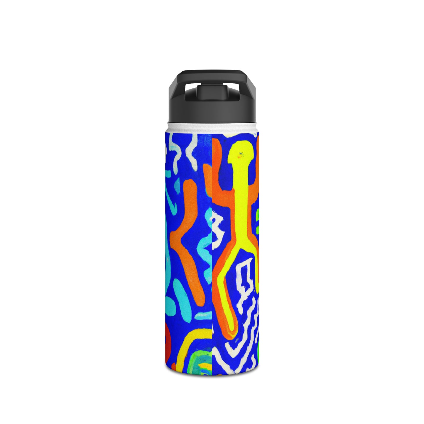 "Chroma Glyphe Symphony" - Water Bottle