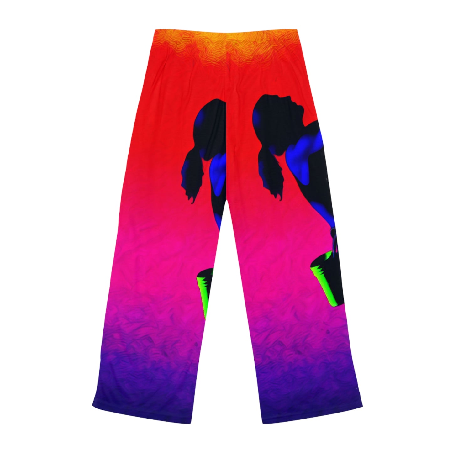 "Technicolor Ascent: The Digital Highline" - Pantalon lounge femme