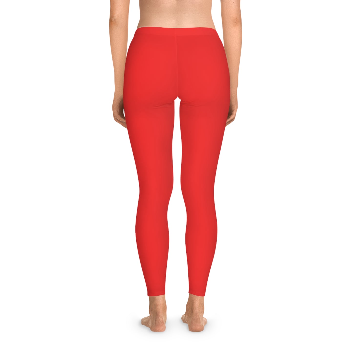 Bright Red FF3131 - Unisex Tights