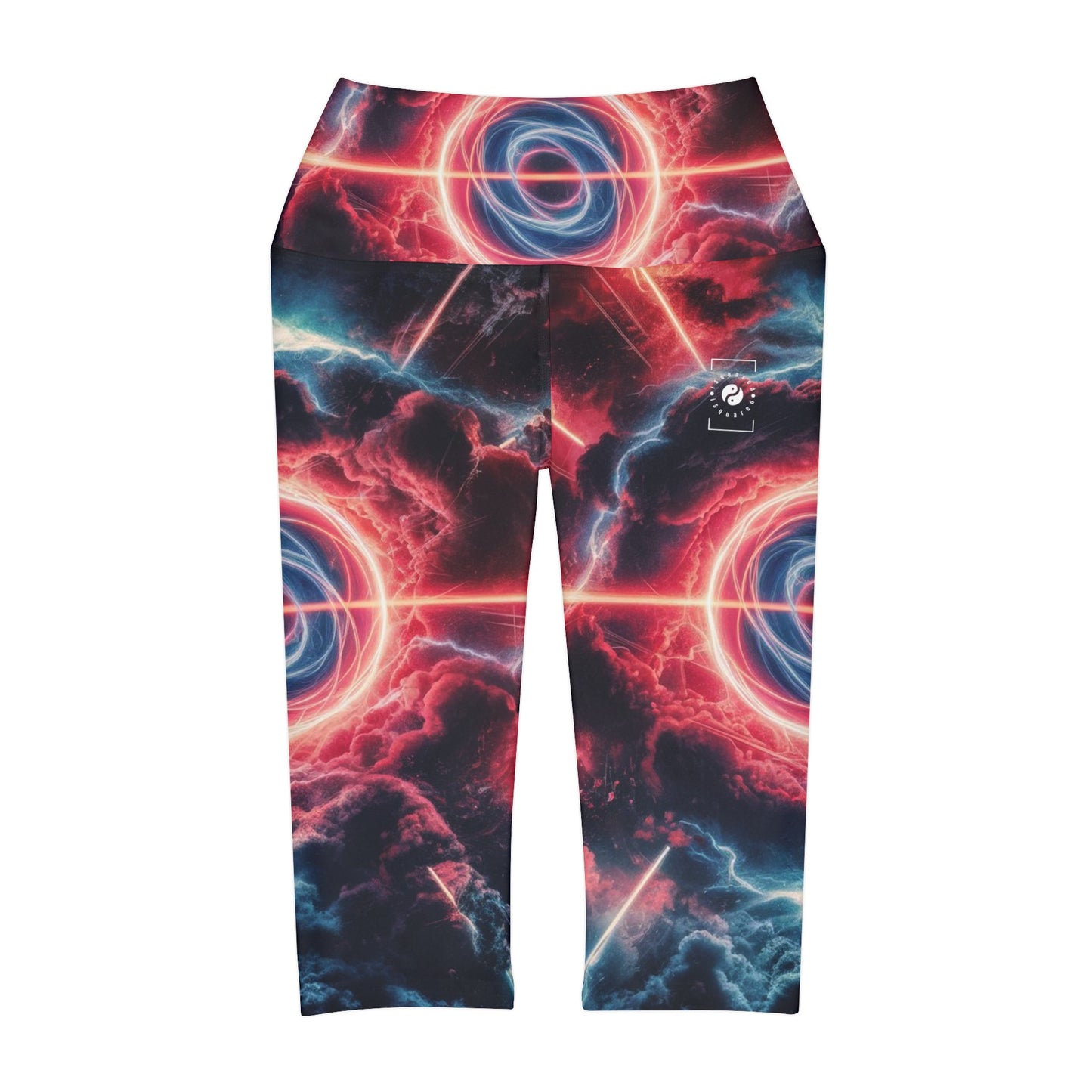 Cosmic Fusion - High Waisted Capri Leggings