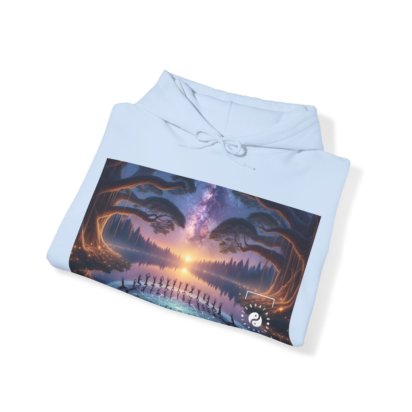 "Celestial Serenity: Mandala's Reflection" - Hoodie