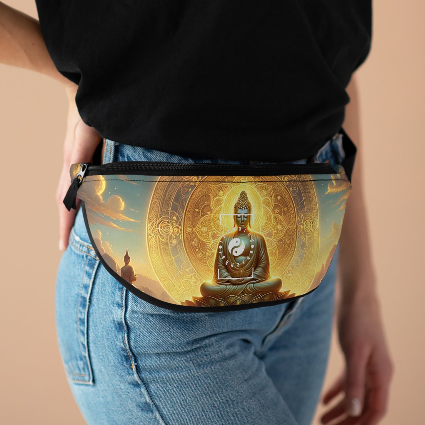 "Serenity in Transience: Illuminations of the Heart Sutra" - Fanny Pack