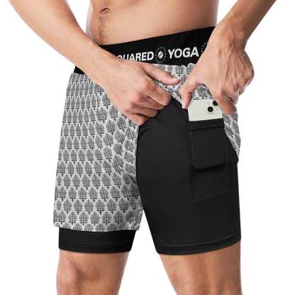 Jaipur Love - Compression Yoga Shorts