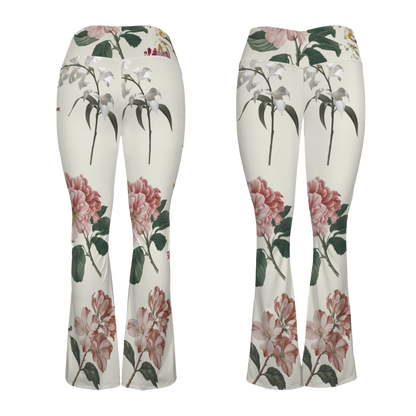 Botanicals - Cross Waisted Flair Leggings