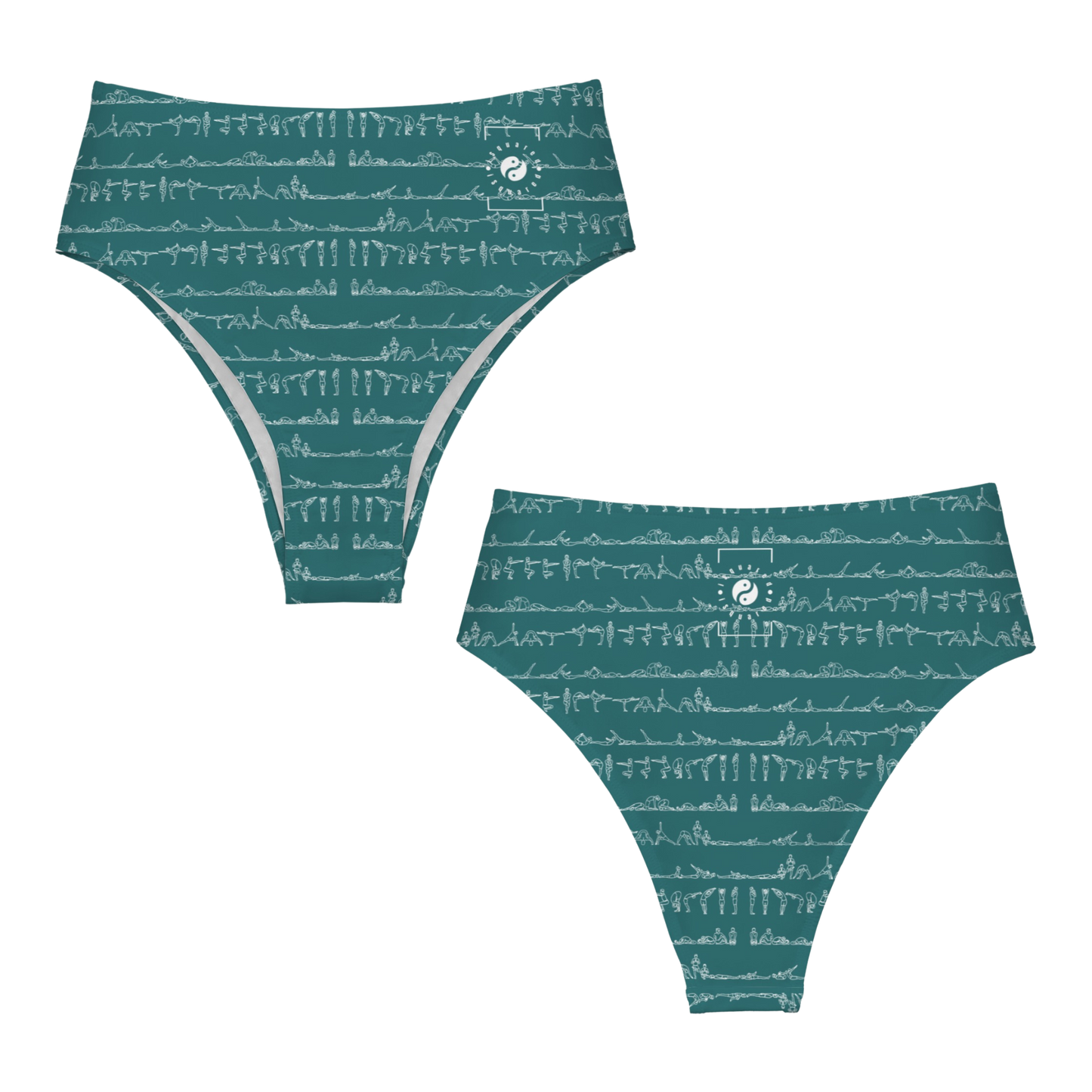 Bikram Ember - High Waisted Bikini Bottom