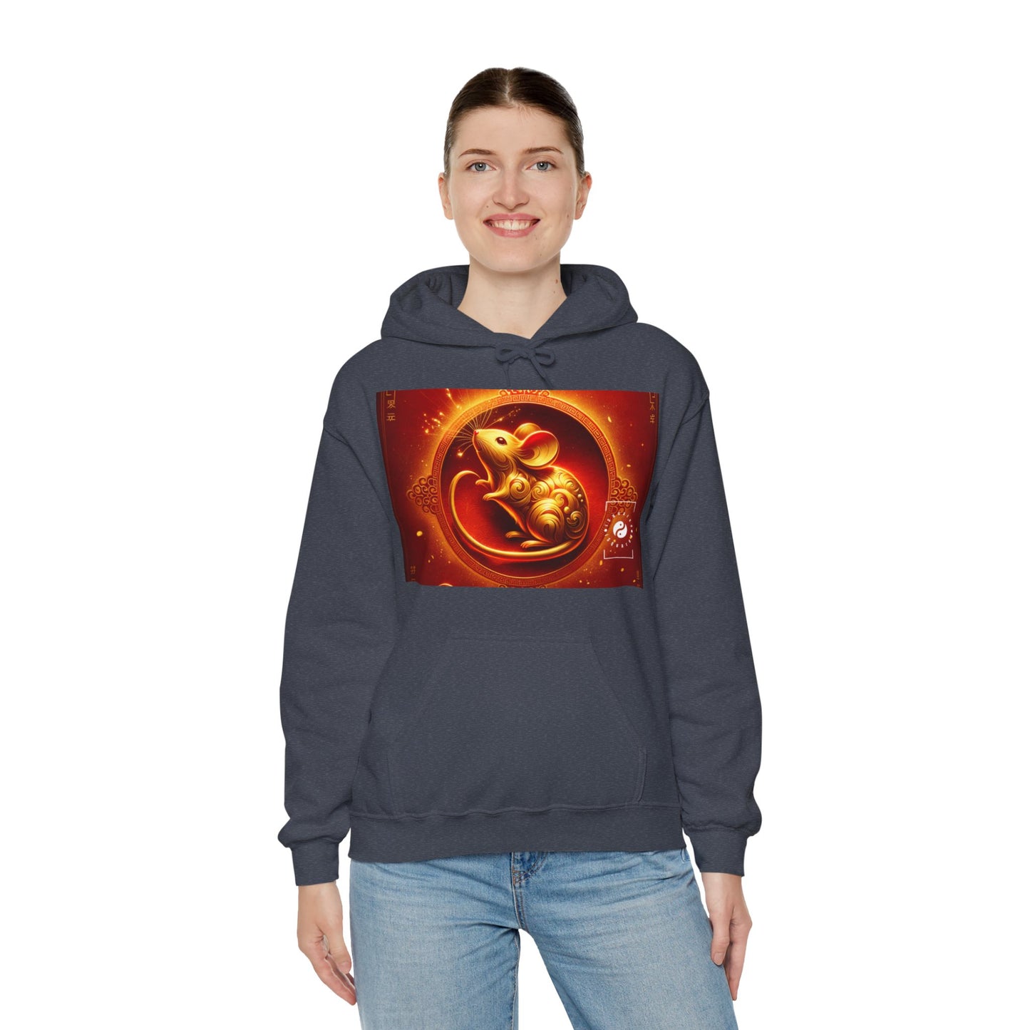 "Golden Emissary: A Lunar New Year's Tribute" - Hoodie