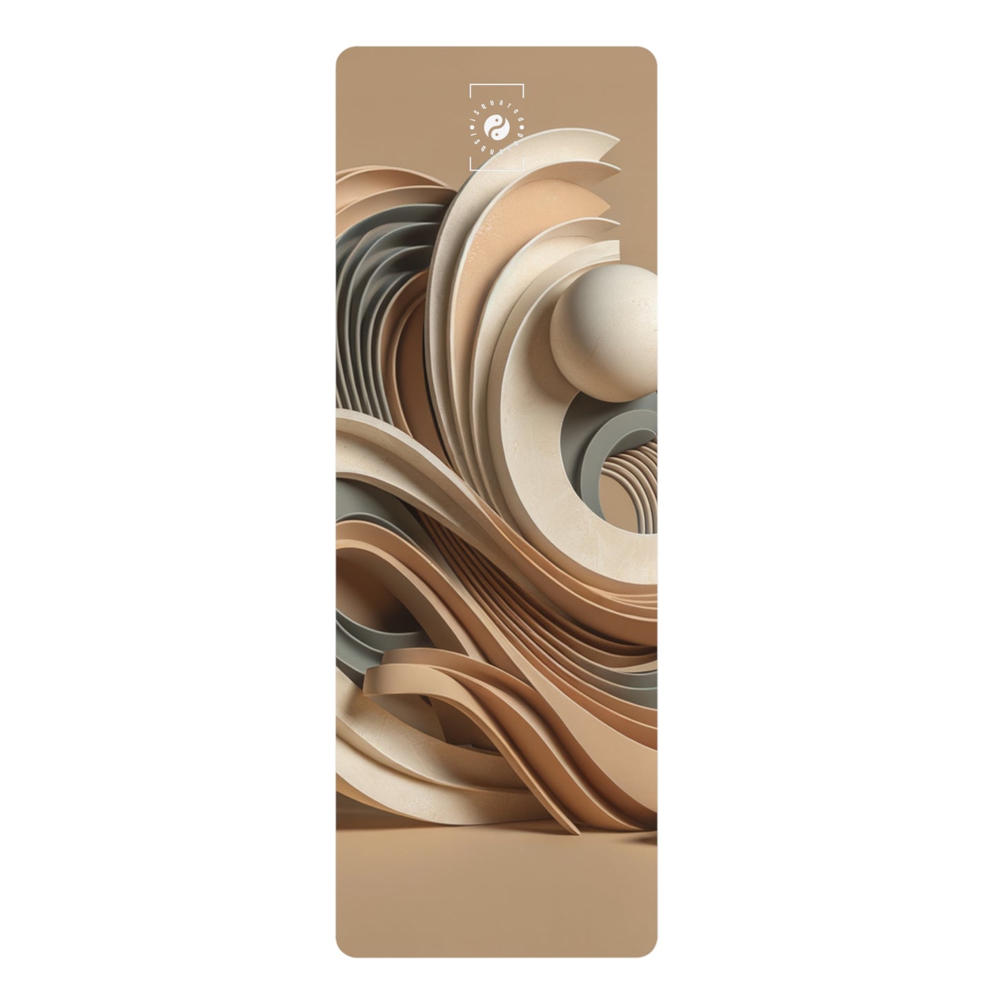 "Hepworth Hues: An Earth Tone Symphony" - Yoga Mat