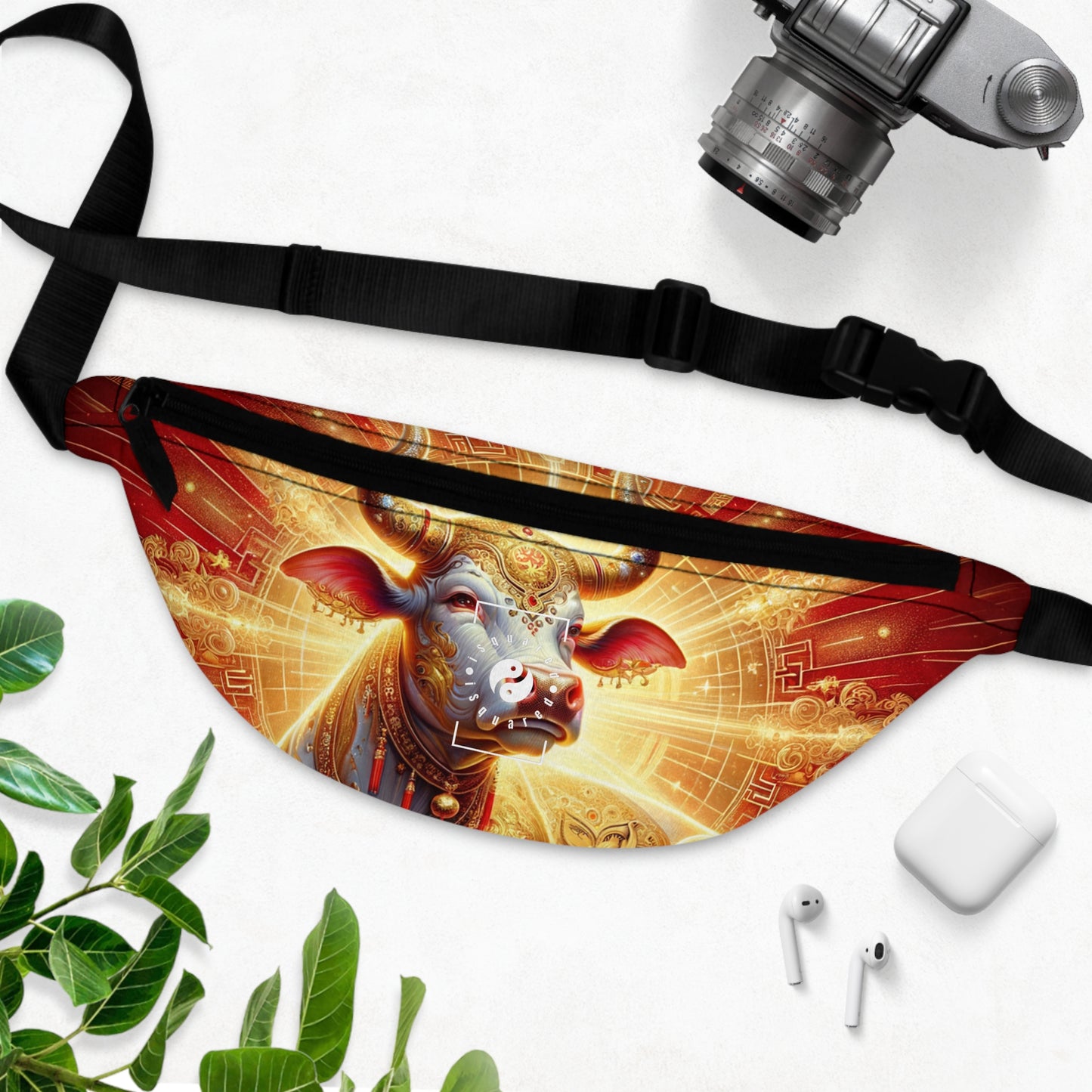 "Golden Euphoria: A Dance of the Divine Bovine" - Fanny Pack