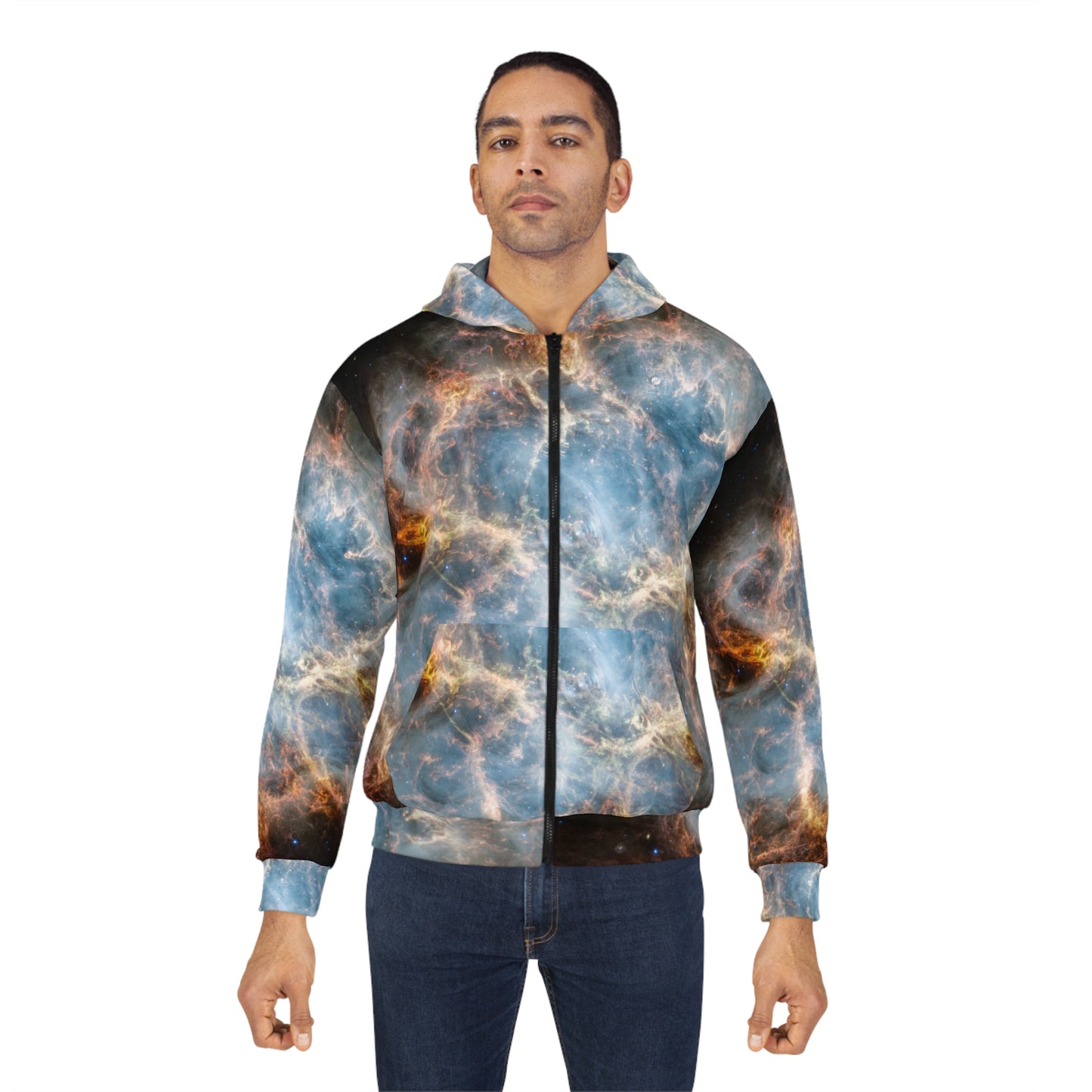 Crab Nebula (NIRCam and MIRI Image) - Zip Hoodie