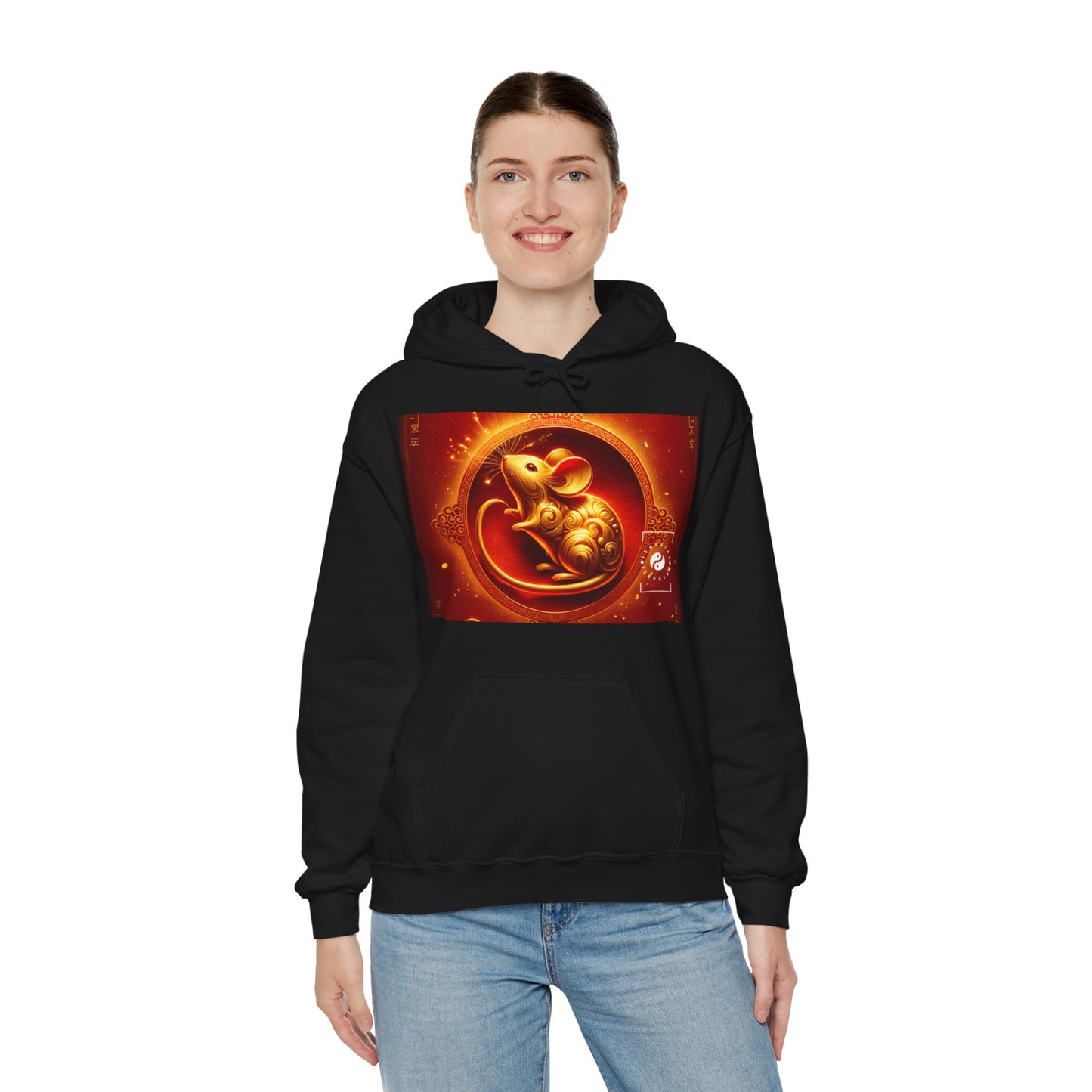 "Golden Emissary: A Lunar New Year's Tribute" - Hoodie