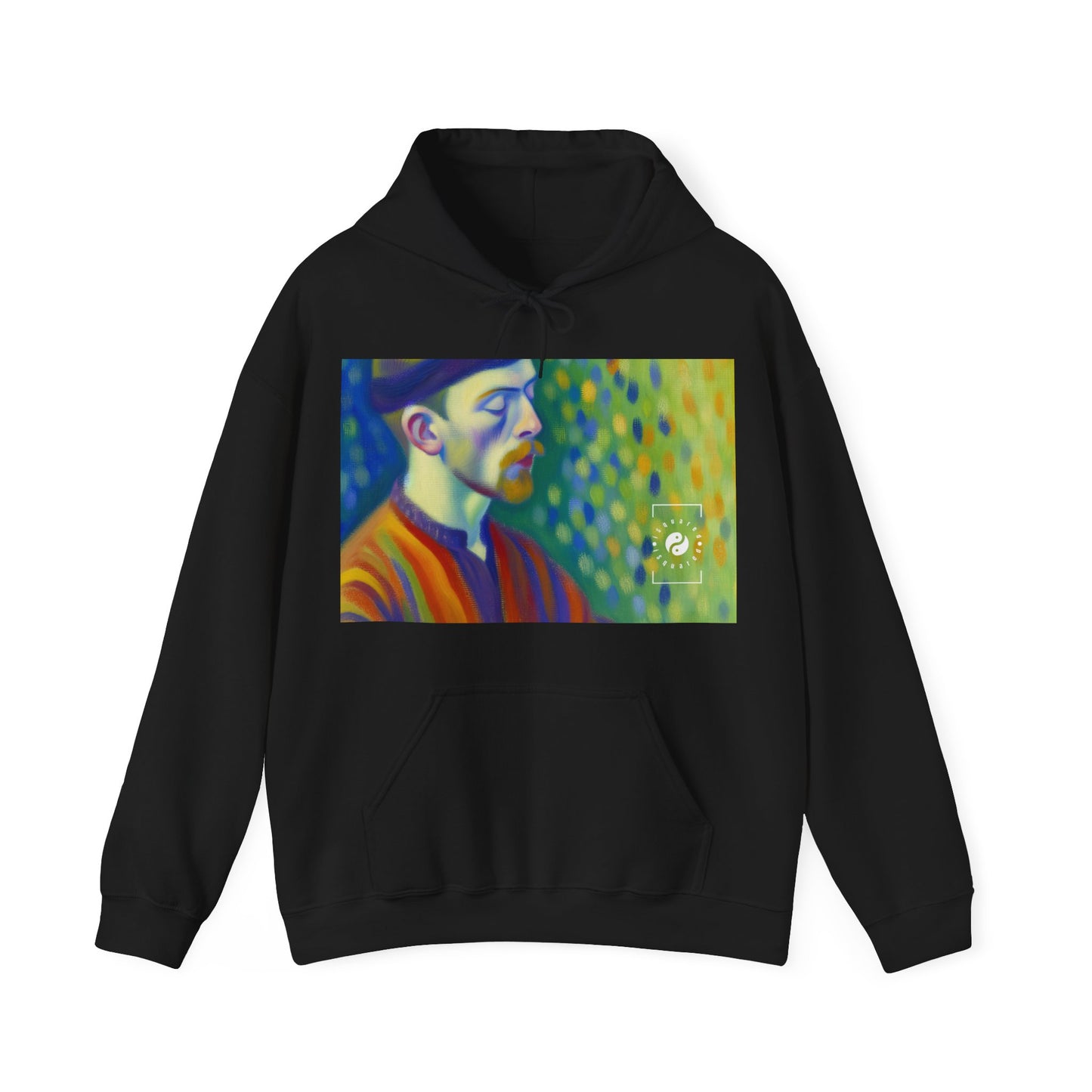 "Serene Resilience: A Frida's Solitude in hues" - Hoodie