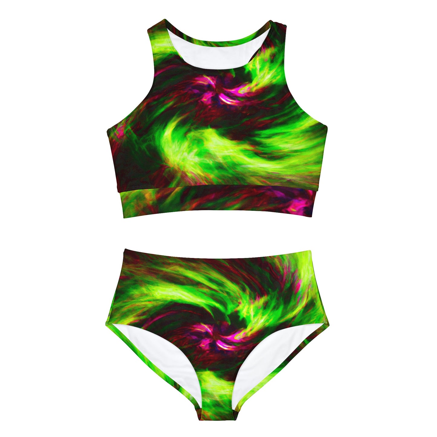 "Fusion Galactique" - Ensemble de bikini de yoga chaud