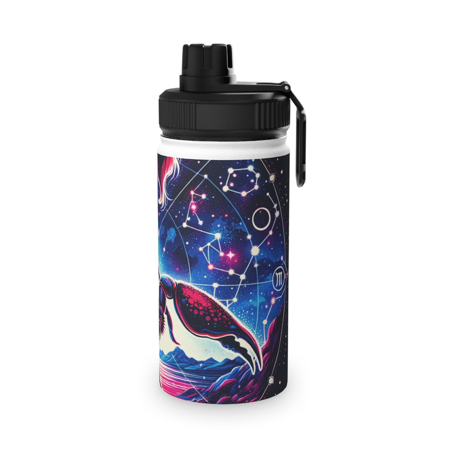 Crimson Scorpio - Sports Water Bottle