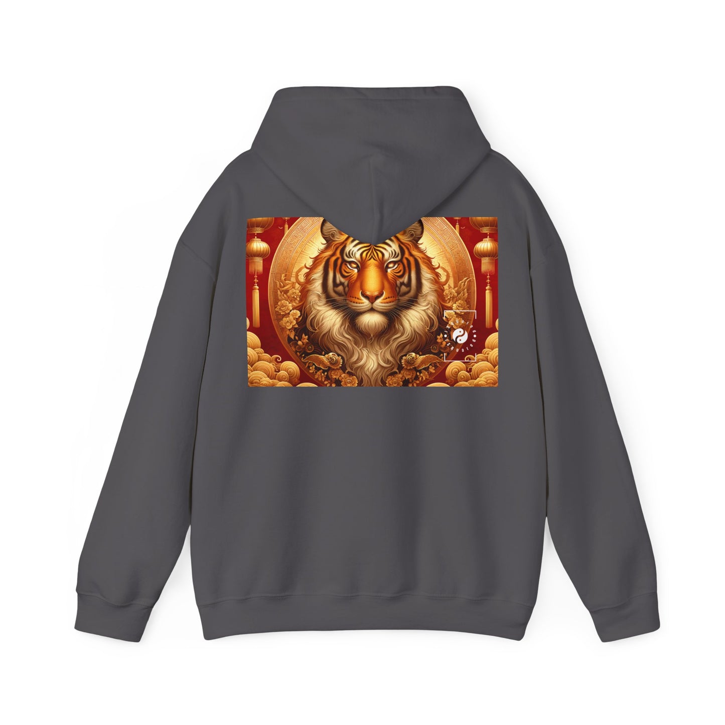 "Golden Majesty: Ascension of the Lunar Tiger" - Hoodie