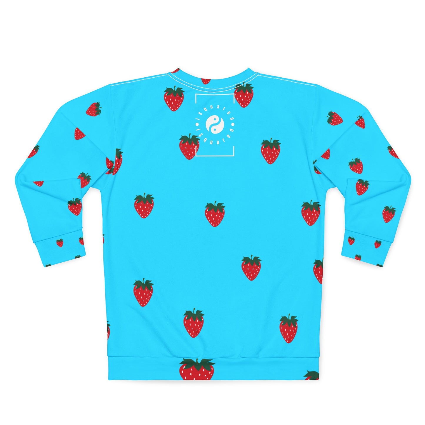 #22DEFF Light Blue + Strawberry - Unisex Sweatshirt