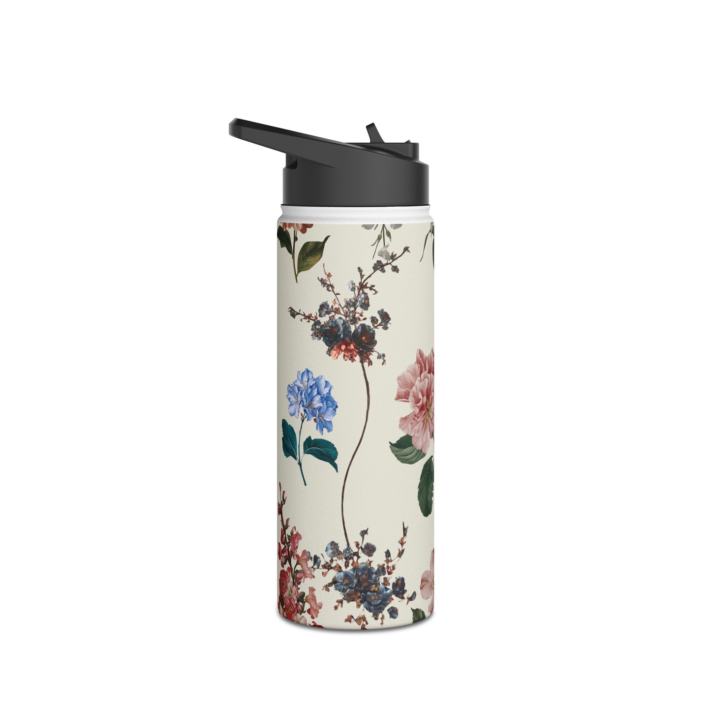 Botanicals on Beige - Water Bottle