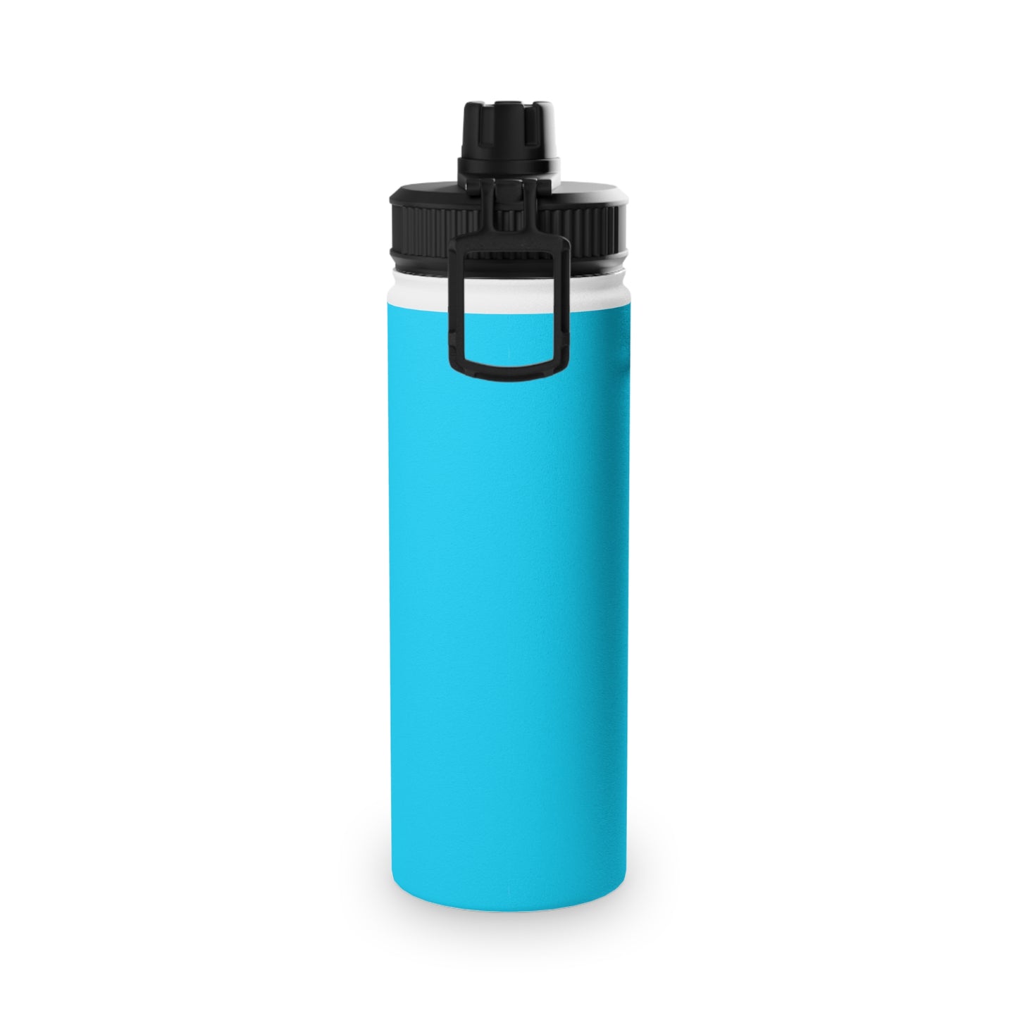 #04D9FF  Neon Blue - Sports Water Bottle