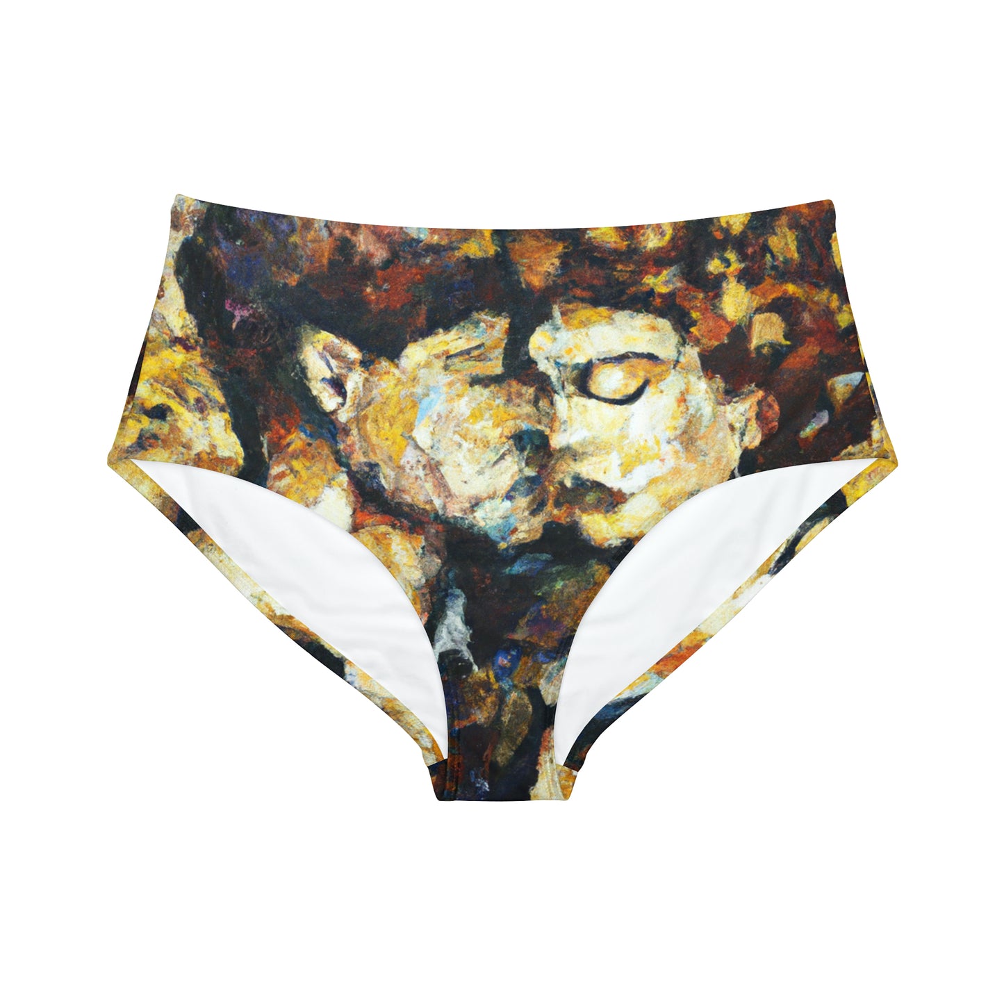 "Embracing Chromatics" - High Waisted Bikini Bottom